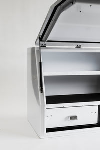 Trade quality, vehicle mounted toolboxes with draws, designed and made in New Zealand.